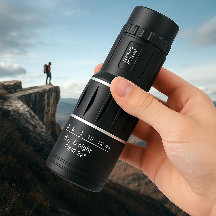 Monocular de alta potencia 12x52 - Prisma HD BAK4
