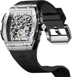 OLEVS Relojes para hombre, de cara grande, de acero inoxidable, resistente al agua, con fecha, analógicos, de cuarzo, modernos, de negocios, relojes de pulsera para hombre