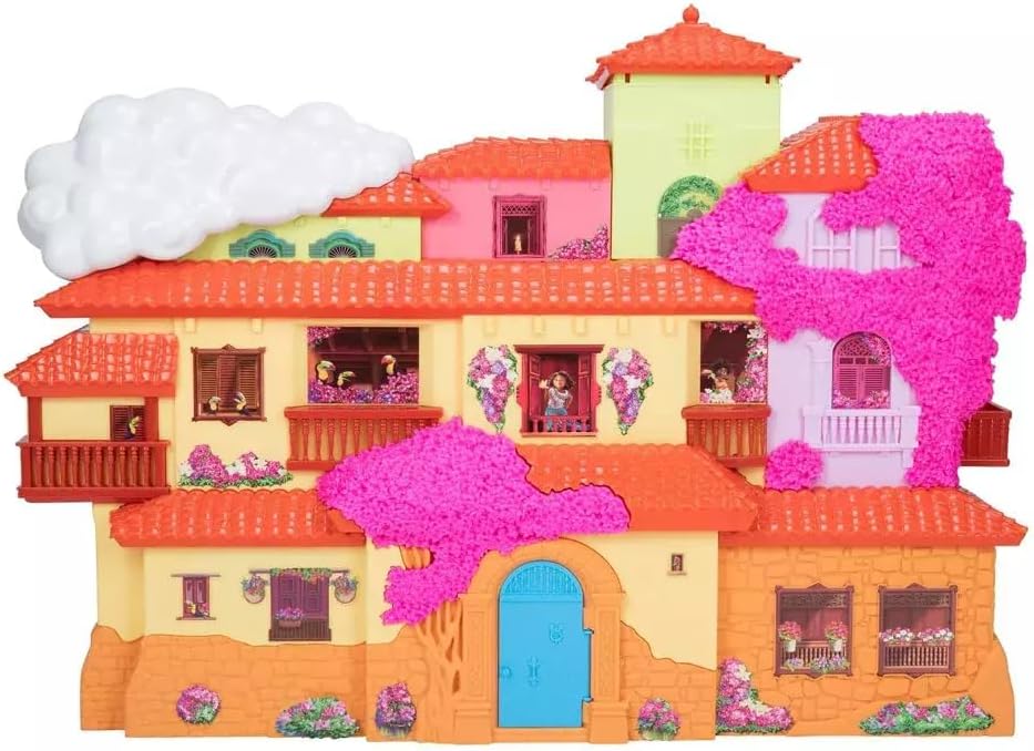 Disney Encanto - Set de juego de la casa mágica Madrigal con muñeca Mirabel y 14 accesorios - ¡Incluye luces, sonidos y música!