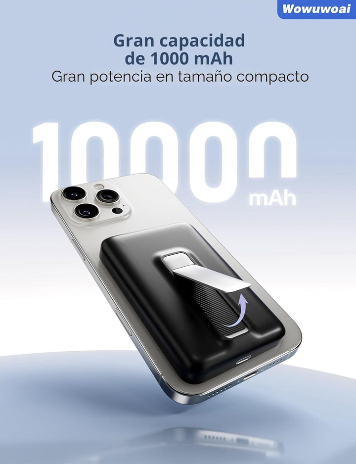 Cargador portátil Magsafe, banco de energía magnético inalámbrico d...