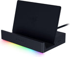Razer Dock de mano Chroma: concentrador de carga y conectividad para juegos móviles y tabletas - iPhone 16, Steam Deck, ROG Ally, Switch y más - USB C, USB A (3), HDMI, GbE - 100 W de potencia