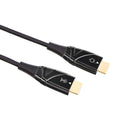 Amazon Basics Cable de fibra óptica HDMI, 18Gbps de alta velocidad, 4K @60Hz, 2160p, color de 48 bits, listo para Ethernet, 50 pies, negro