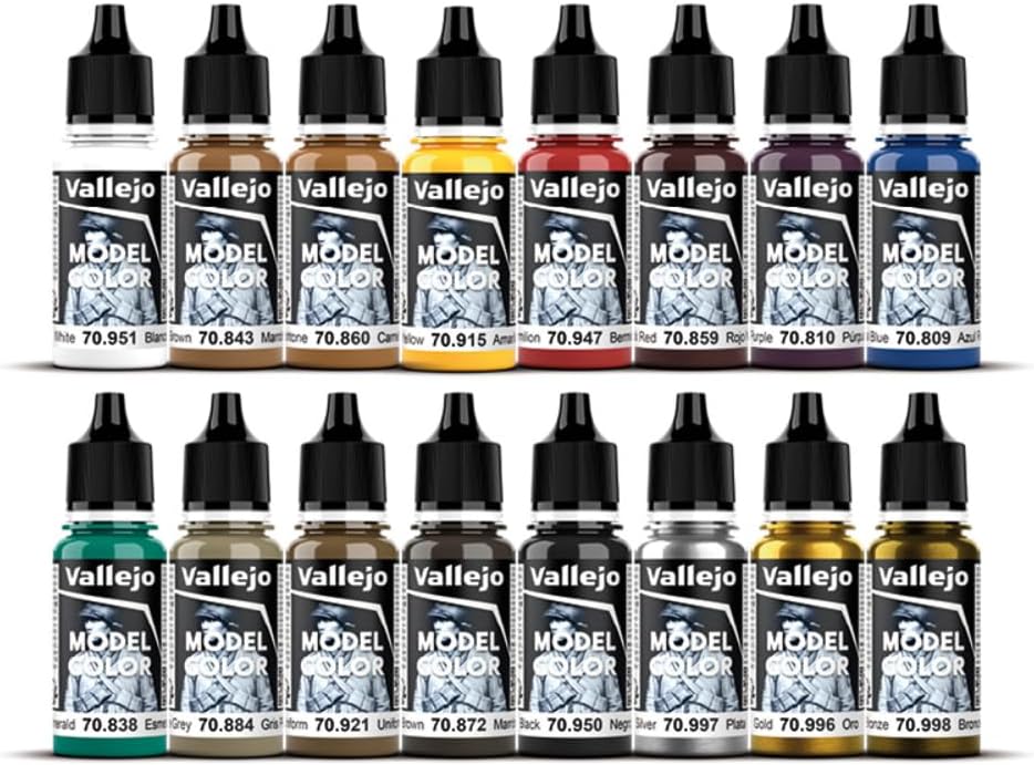 Set de pintura Vallejo, colores medievales, 0.6 fl oz