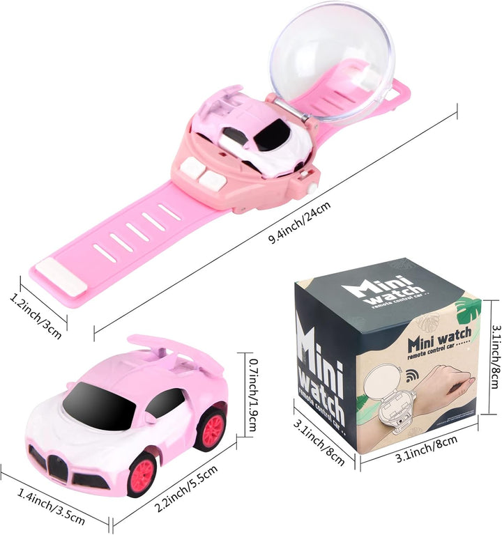 2023 Juguete de reloj con automóvil a control remoto con luz LED, r...