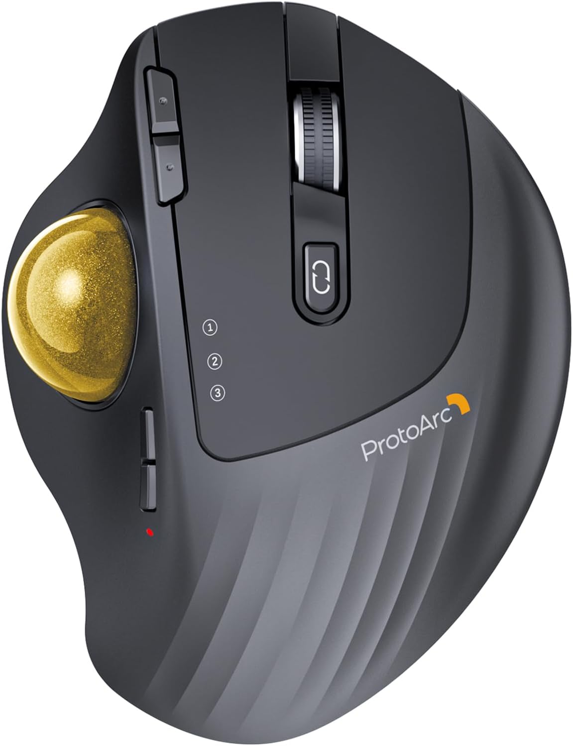 ProtoArc EM01 NL - Ratón de Trackball inalámbrico, ergonómico Bluet...