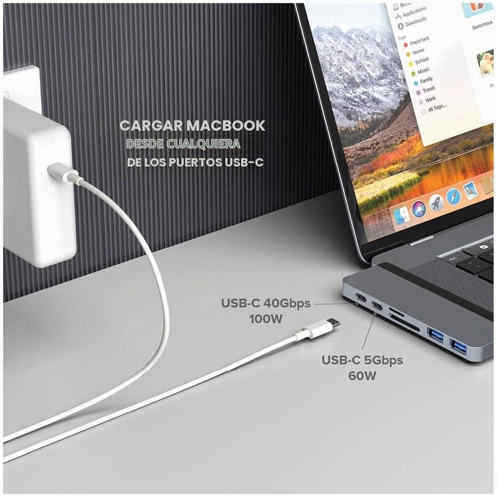 Hyper, GN28C-SILVER, hub USB