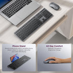 Lenovo 700 Modern Combo de teclado y mouse inalámbricos, dongle de...