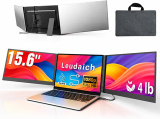 Leudaich Extensor de pantalla para portátil con un cable, monitor p...