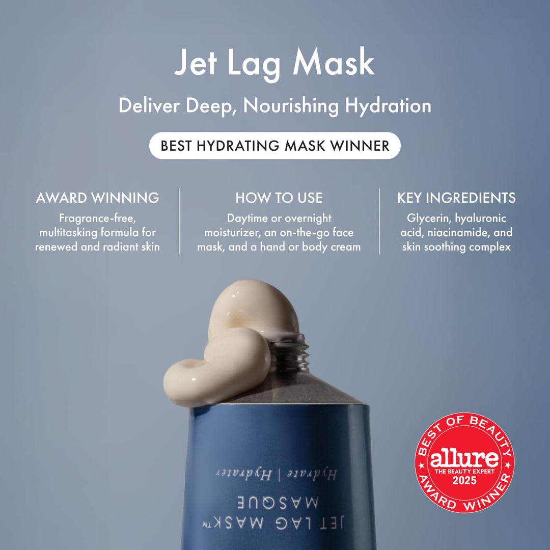 Summer Fridays Jet Lag Mask Mini - Hidratante facial y mascarilla +...