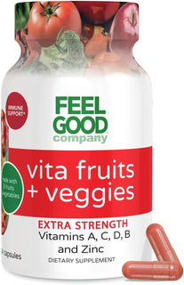 FeelGood Superfoods Cápsulas de apoyo inmunológico de 1000 mg hecha...