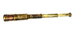 Telescopio de latón del Regimiento de Exploradores 19" Londres 1940 Broadhurt Clarkson Réplica antigua catalejo de espía Alcance de alta resolución Lente DF Magnificación brillante (Explorador -19")