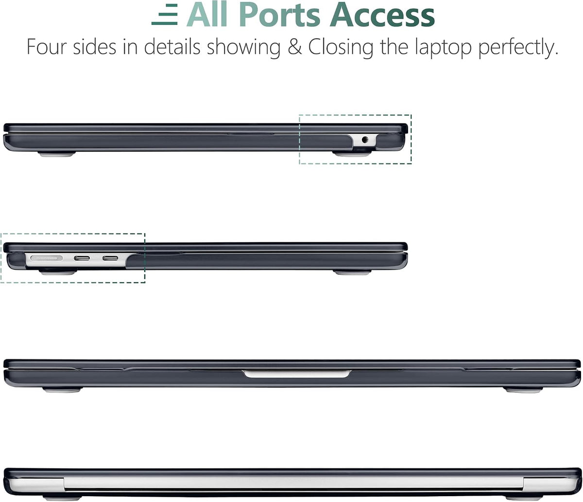 DONGKE para MacBook Air M4 de 13.6 pulgadas Funda 2025 2024 2023 20...