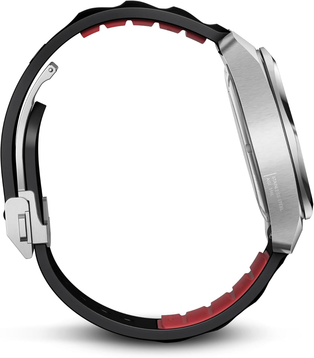 Victorinox I.N.O.X. Reloj automático de caucho negro con esfera negra 1.614 in - 242039