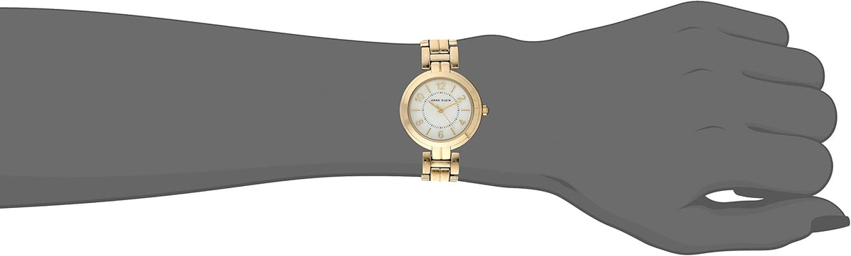 Anne Klein Reloj de pulsera dorado para mujer, Oro, Classic