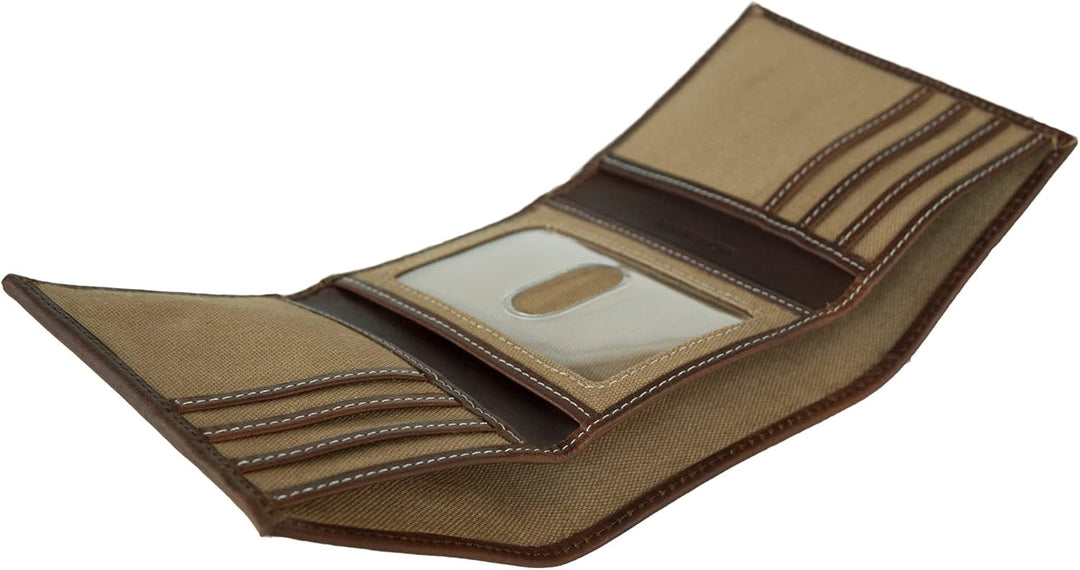 Lucky Brand Men's Trifold Wallet | ID Window | Card Slots | Gen...