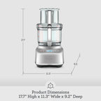 Breville BFP838 Paradice 16 Procesador y dicer, acero inoxidable cepillado