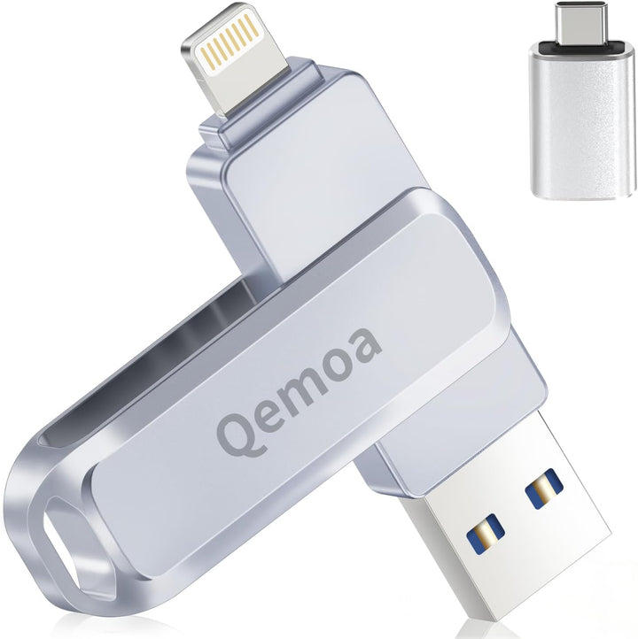 Memoria externa de 256 GB con certificación MFi para iPhone, almace...