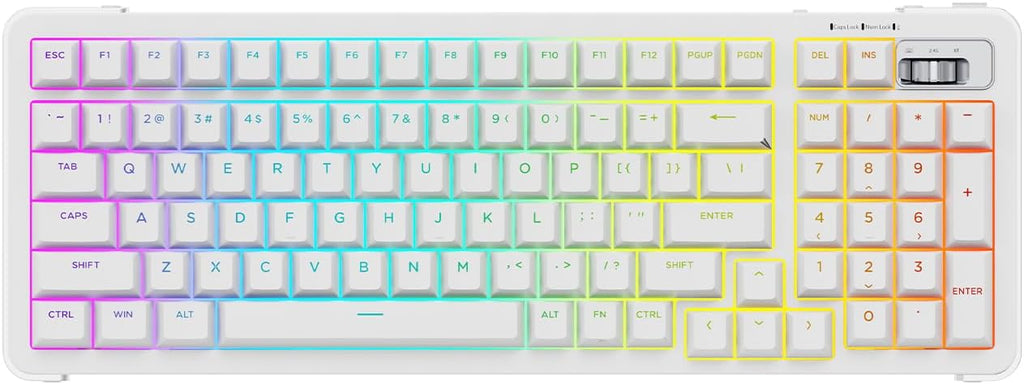 ROYALAXE - Teclado mecánico inalámbrico al 98%