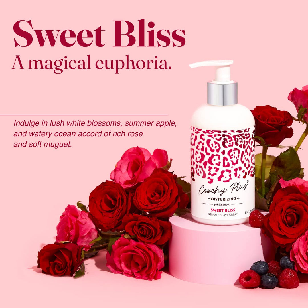Coochy Plus - Crema de afeitar íntima hidratante Plus Sweet BLISS p...