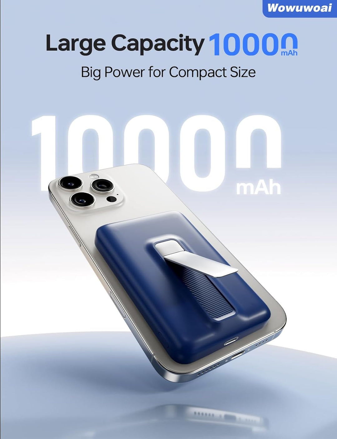 Cargador portátil Magsafe, banco de energía inalámbrico de 10000 mA...
