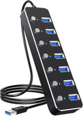 PLERAVOX, hub USB 3.0 de 7 puertos
