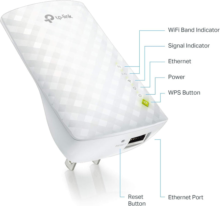 TP-Link Extensor de alcance WiFi AC750 Control de