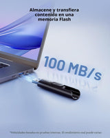 Lexar Paquete de 3 Memorias Flash A30E de 64GB USB 3.2 Gen 1, Unida...