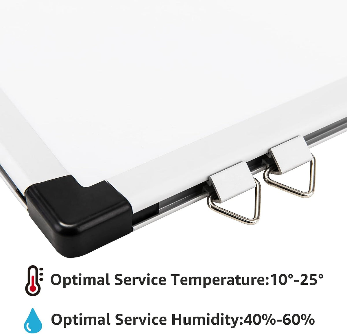 Amazon Basics Pizarra blanca magnética grande de borrado en seco con marco de aluminio, bandeja para bolígrafos, montaje en pared, 35.4 x 23.6 pulgadas, para escuela, aula, oficina y hogar