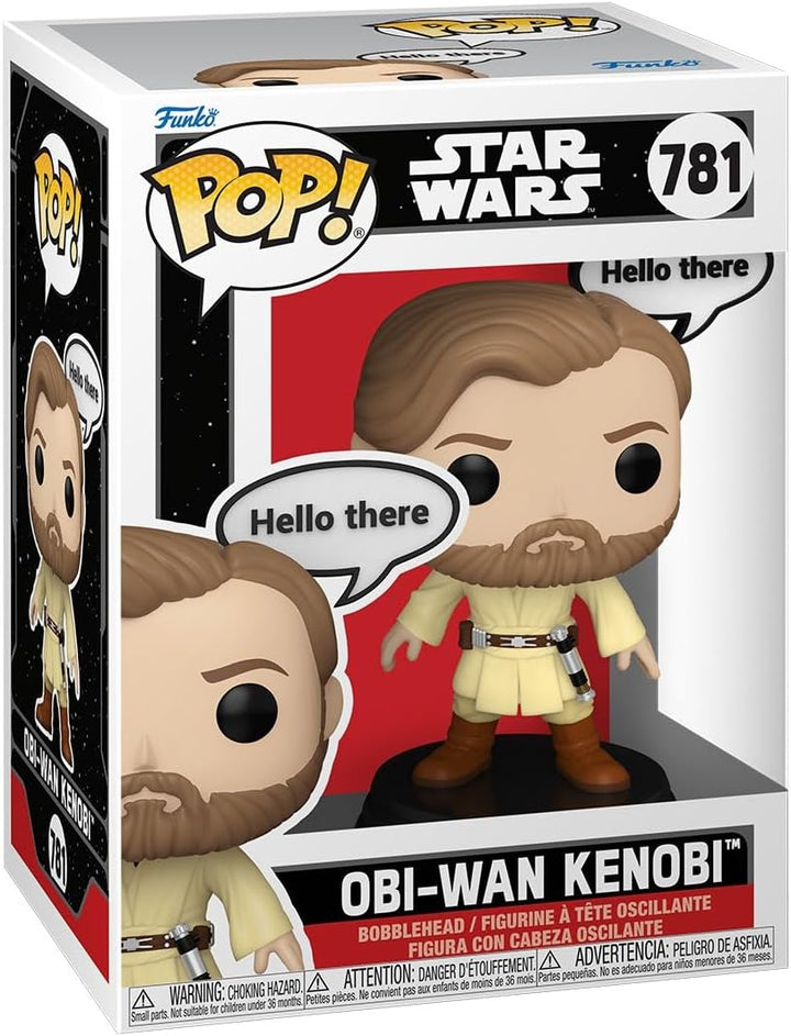 Funko Pop Star Wars: Sayings - OBI-Wan Kenobi - Figura de vinilo co...