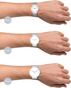 Bering Reloj Mujer Movimiento Solar - Colección Solar con Acero Inoxidable y Cristal de Zafiro 14427-XXX