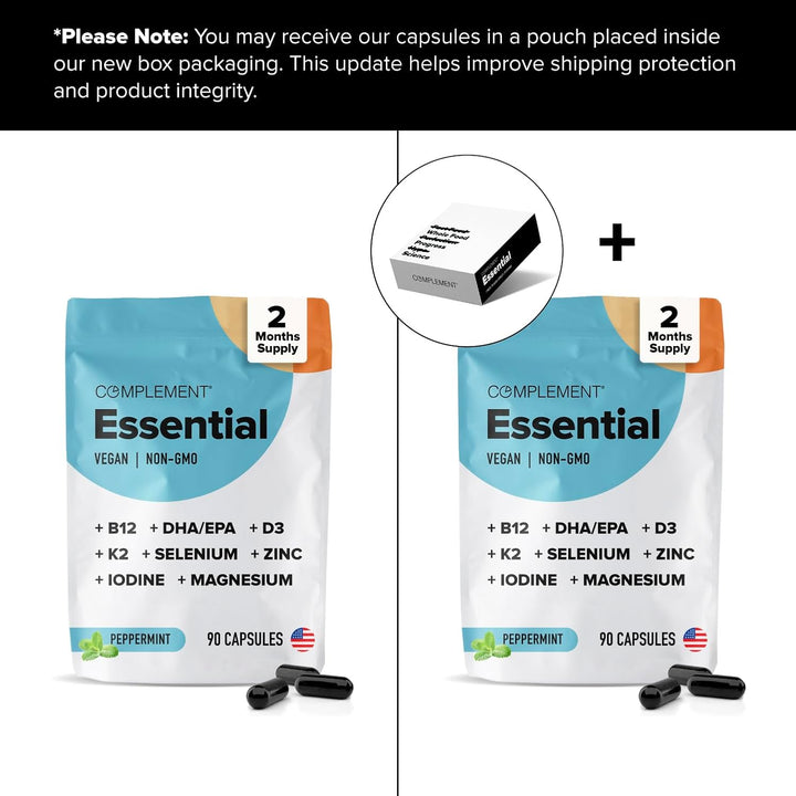 Complement Multivitamínico vegano esencial para mujeres y hombres -...