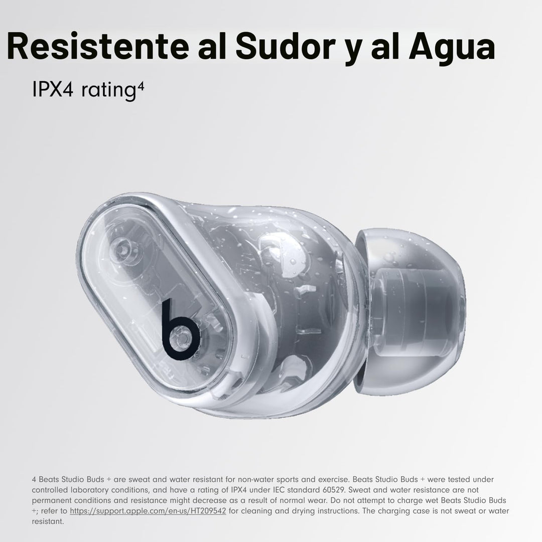 Beats Studio Buds + - Transparente con AppleCare+ (2 años)