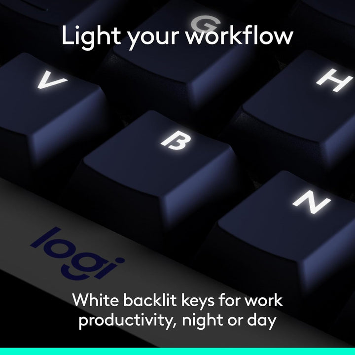 Logitech Alto Keys K98M - Teclado mecánico inalámbrico, teclado per...