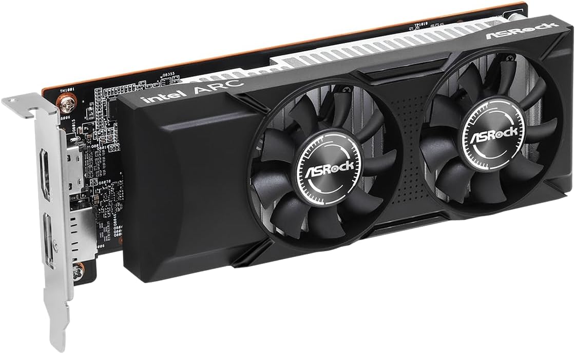 ASRock Intel Arc A310 - Tarjeta gráfica de perfil bajo de 4 GB, rel...
