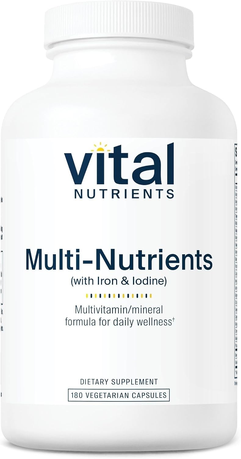 Vital Nutrients - Multi-Nutrientes con Hierro y Yodo - Fórmula Inte...