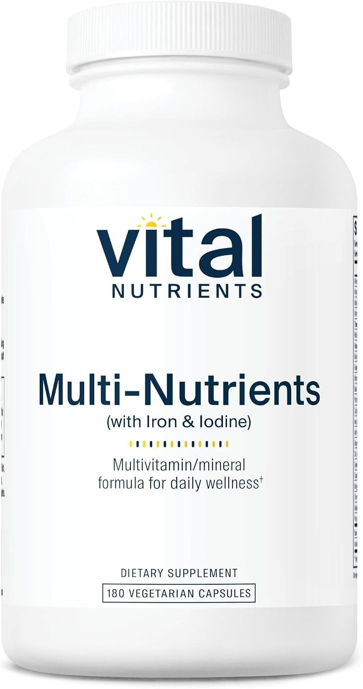 Vital Nutrients - Multi-Nutrientes con Hierro y Yodo - Fórmula Inte...