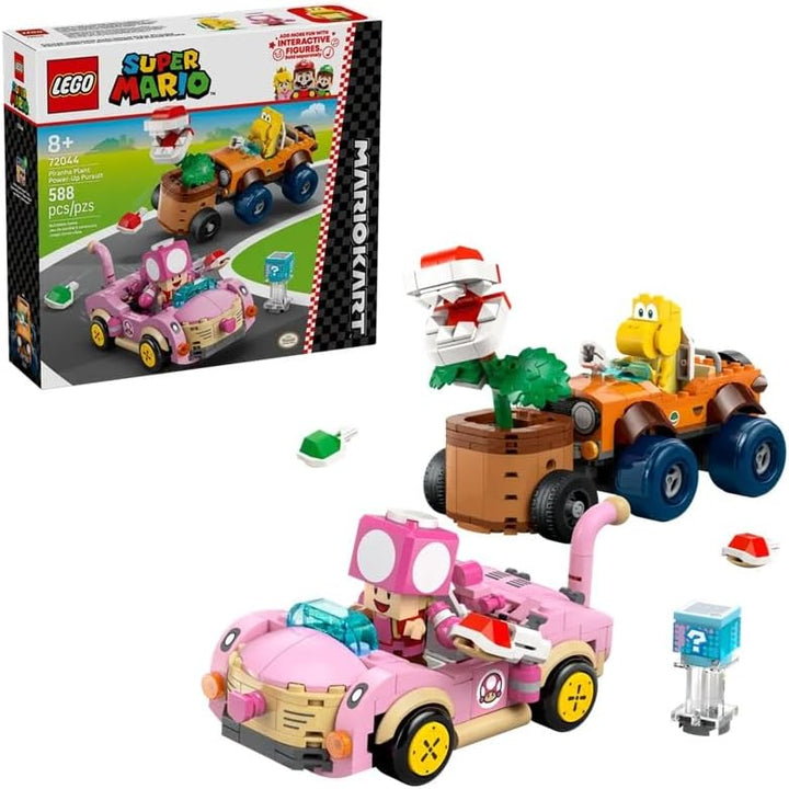 LEGO Mario Kart - Planta de piraña Power-Up Pursuit 72044 588 Piezas