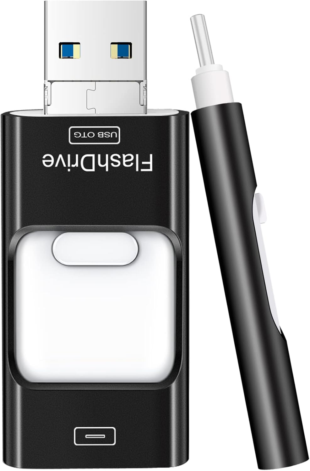 Unidad flash para iPhone 256GB, 4 en 1 USB tipo C, memoria USB tipo...