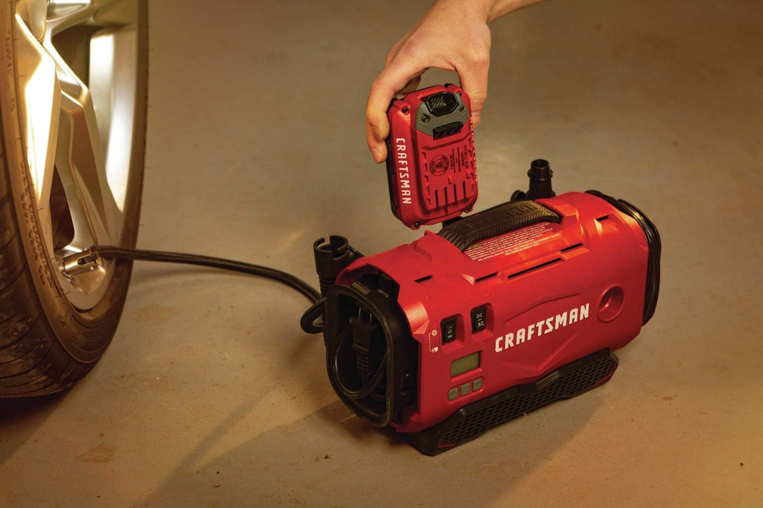 CRAFTSMAN Compresor de aire portátil para inflador de neumáticos V2...