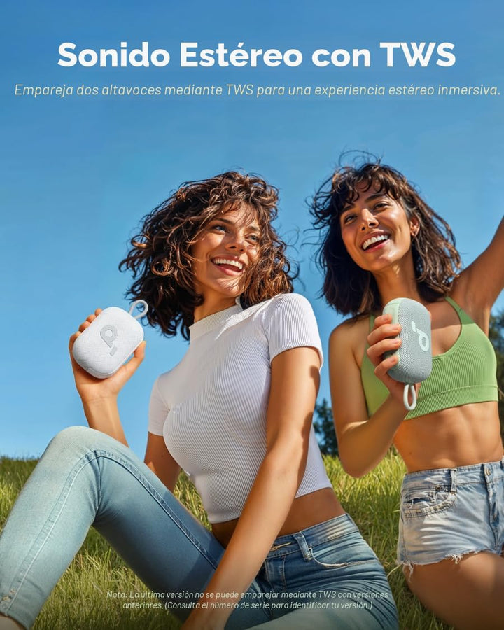 Soundcore Select 4 Go de Anker Parlante Bluetooth para ducha, imper...