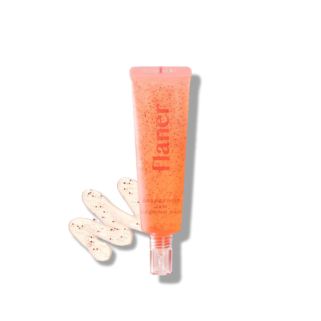flaner Máscara para dormir con mermelada de pomelo, mascarilla revi...