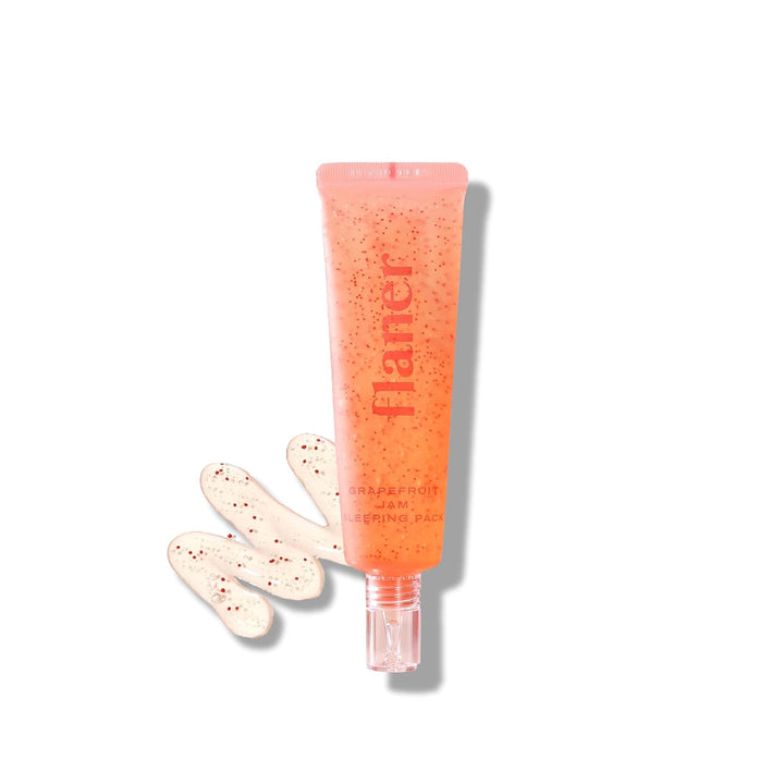 flaner Máscara para dormir con mermelada de pomelo, mascarilla revi...