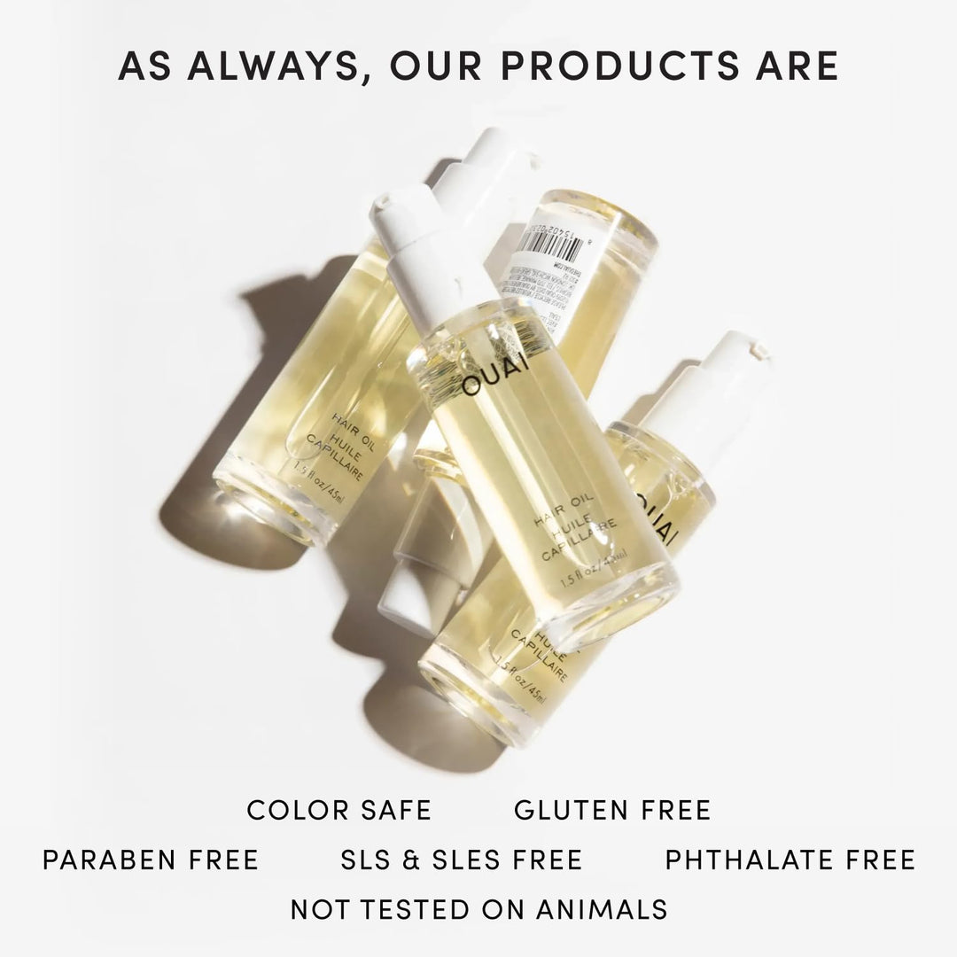 OUAI Paquete de aceite para el cabello de tamaño completo + tamaño...