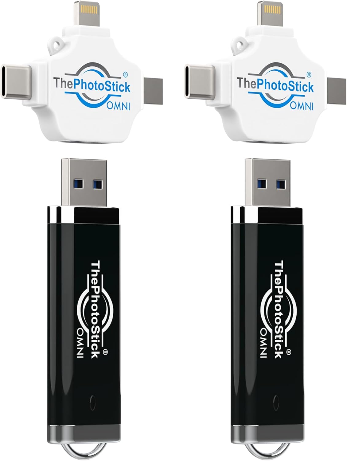 ThePhotoStick® Omni 128 GB (paquete de 2) - Copia de seguridad y tr...