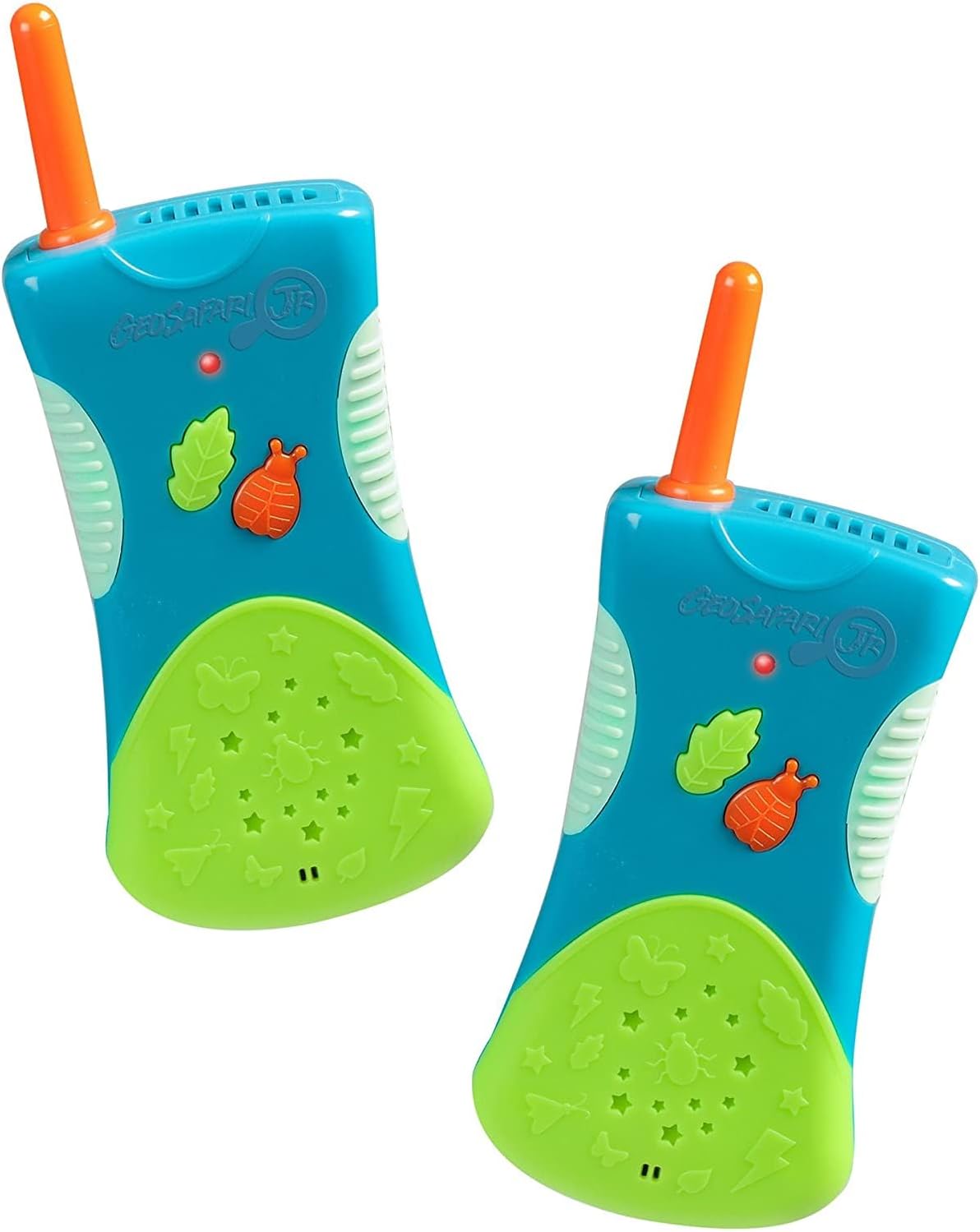 Educational Insights GeoSafari Jr. Walkie Talkies, fáciles de usar y duraderos para niños a partir de 4 años