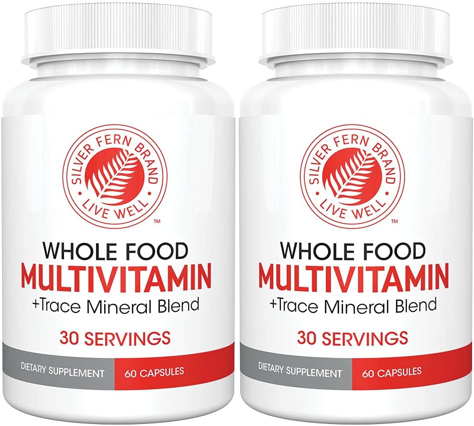 Silver Fern Whole Food Daily Multi Vitamina con Trace Mineral Blend...
