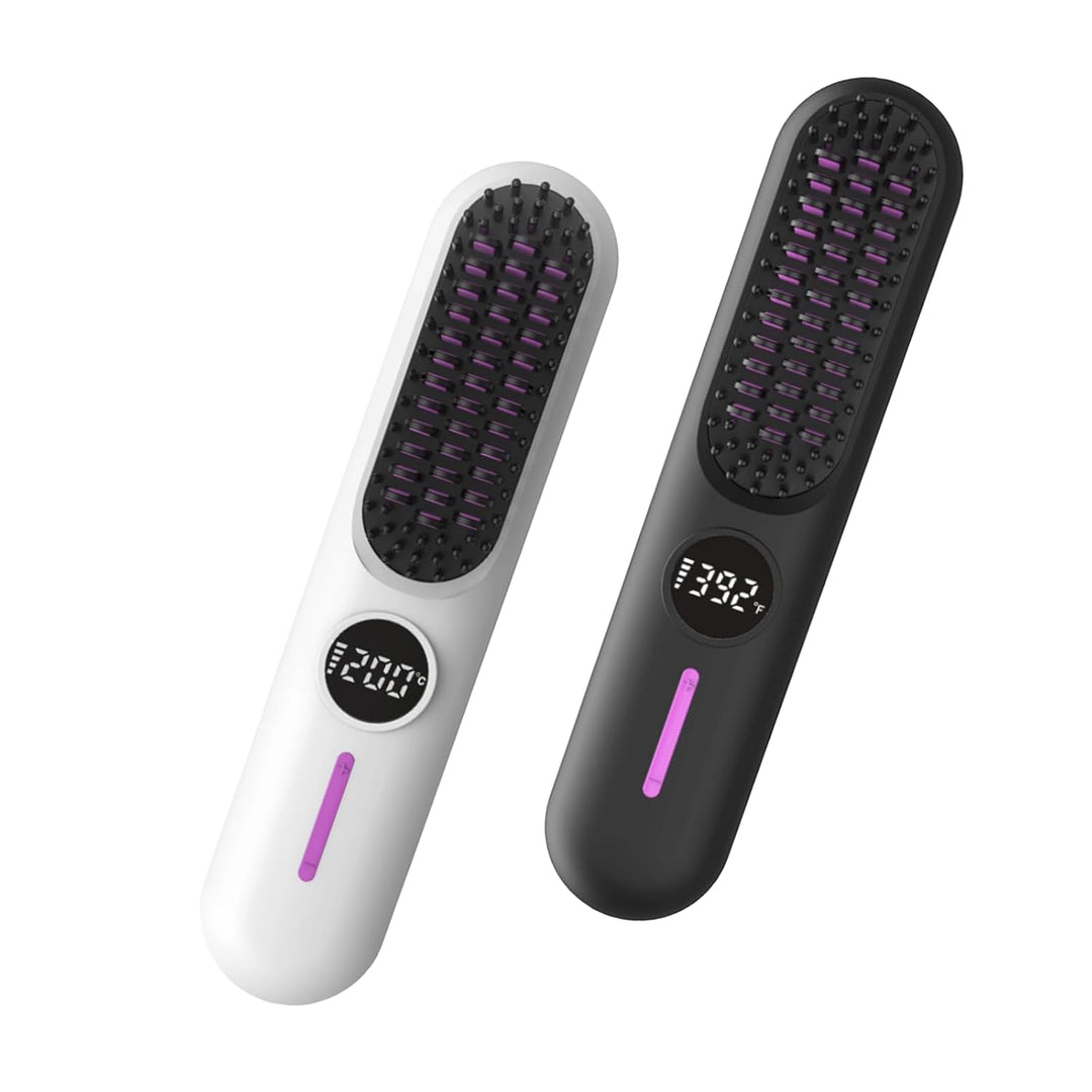 QYPEEP Cepillo alisador de pelo, 7 ajustes de temperatura (284.0 °F...
