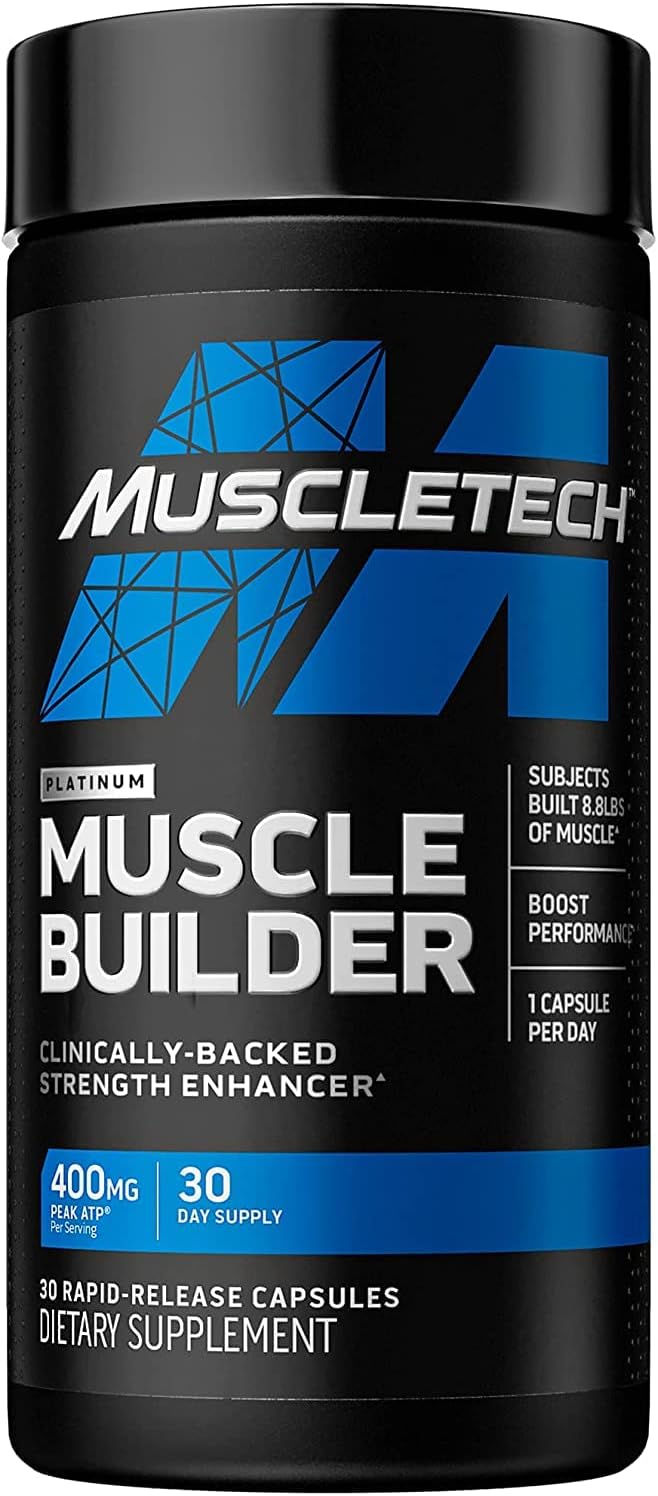 MuscleTech Constructor muscular con ATP pico para fuerza, multivita...