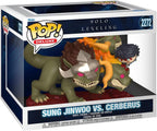 Funko Pop! Deluxe: Solo Leveling - Sung Jinwoo Vs Cerberus - Figura de vinilo coleccionable - Idea de regalo - Producto oficial - Juguetes para niños y adultos - Fans del anime