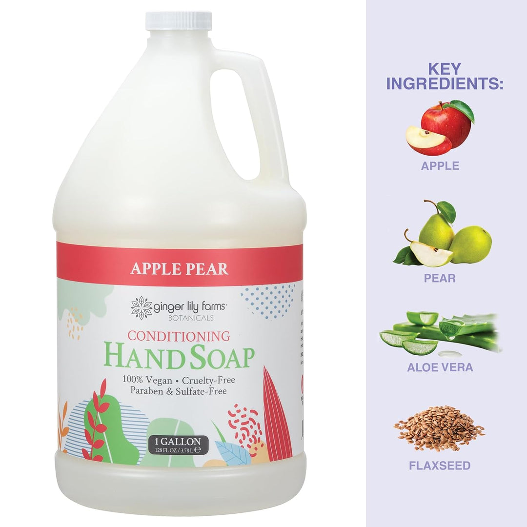 Ginger Lily Farms Botanicals - Repuesto de jabón líquido multiusos...